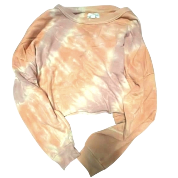 American Eagle Outfitters Tops - 💎 AMERICAN EAGLE Crop Top Sweatshirt Tie Dye Women's Size Medium 💎